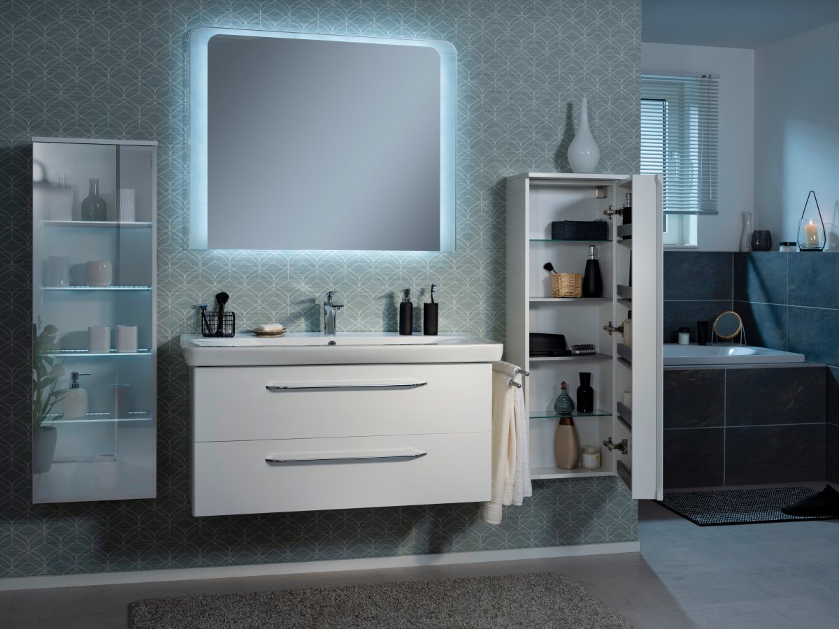 MILANO Spiegelelement, LED umlaufend bei leitermann.de günstig kaufen MILANO Spiegelelement, LED umlaufend