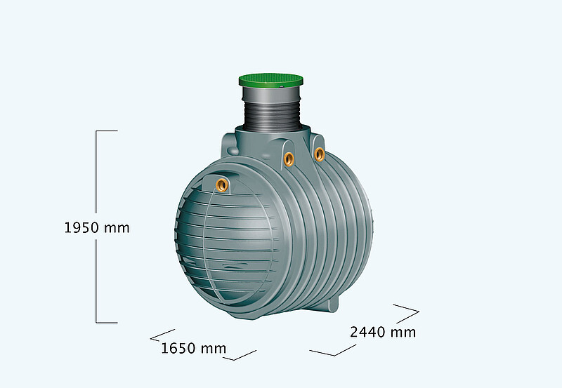 Columbus Sammelgrube 3700 L bei leitermann.de günstig kaufen Columbus Sammelgrube 3700 L