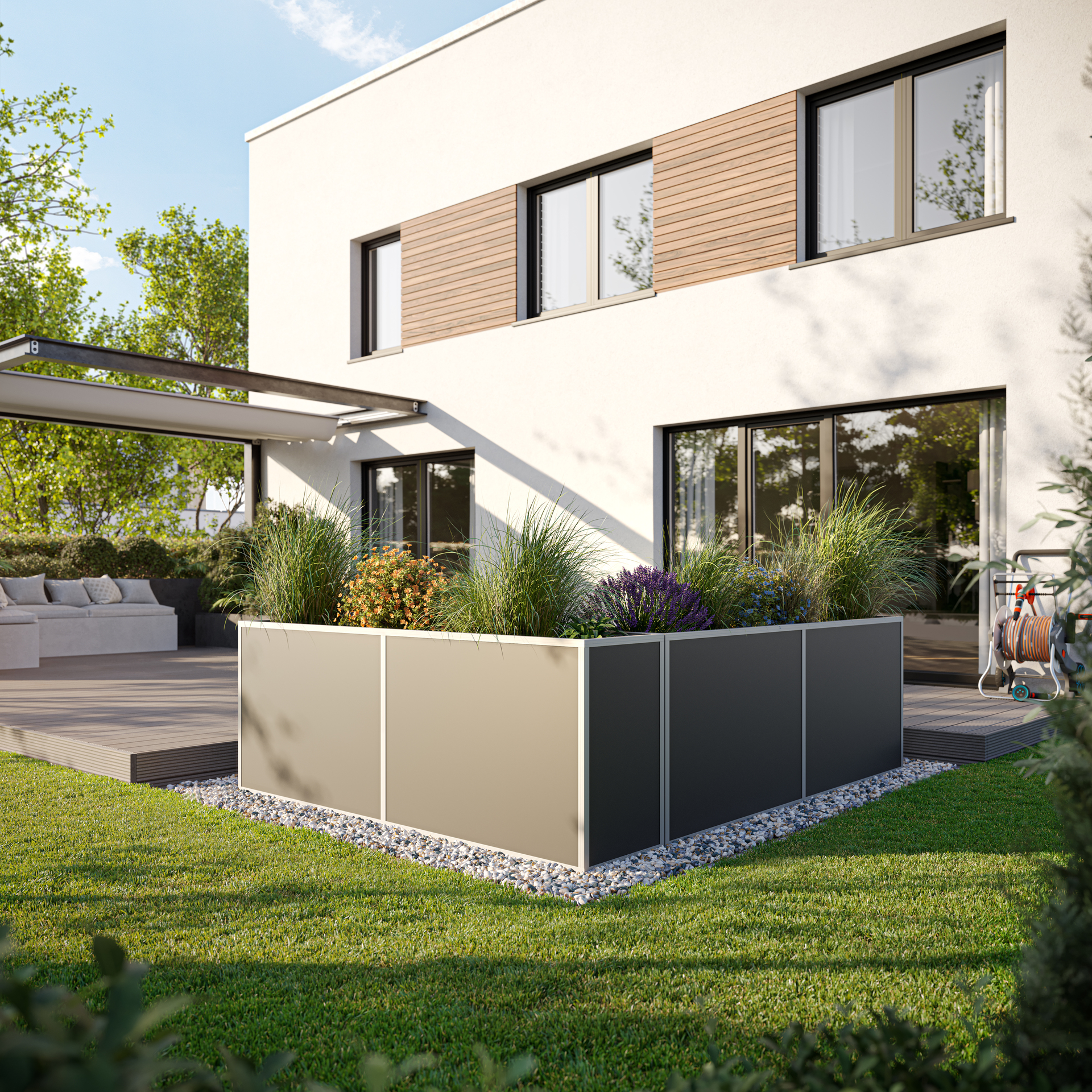 Aluminium-Hochbeet, Profilsystem bei leitermann.de günstig kaufen Aluminium-Hochbeet, Profilsystem