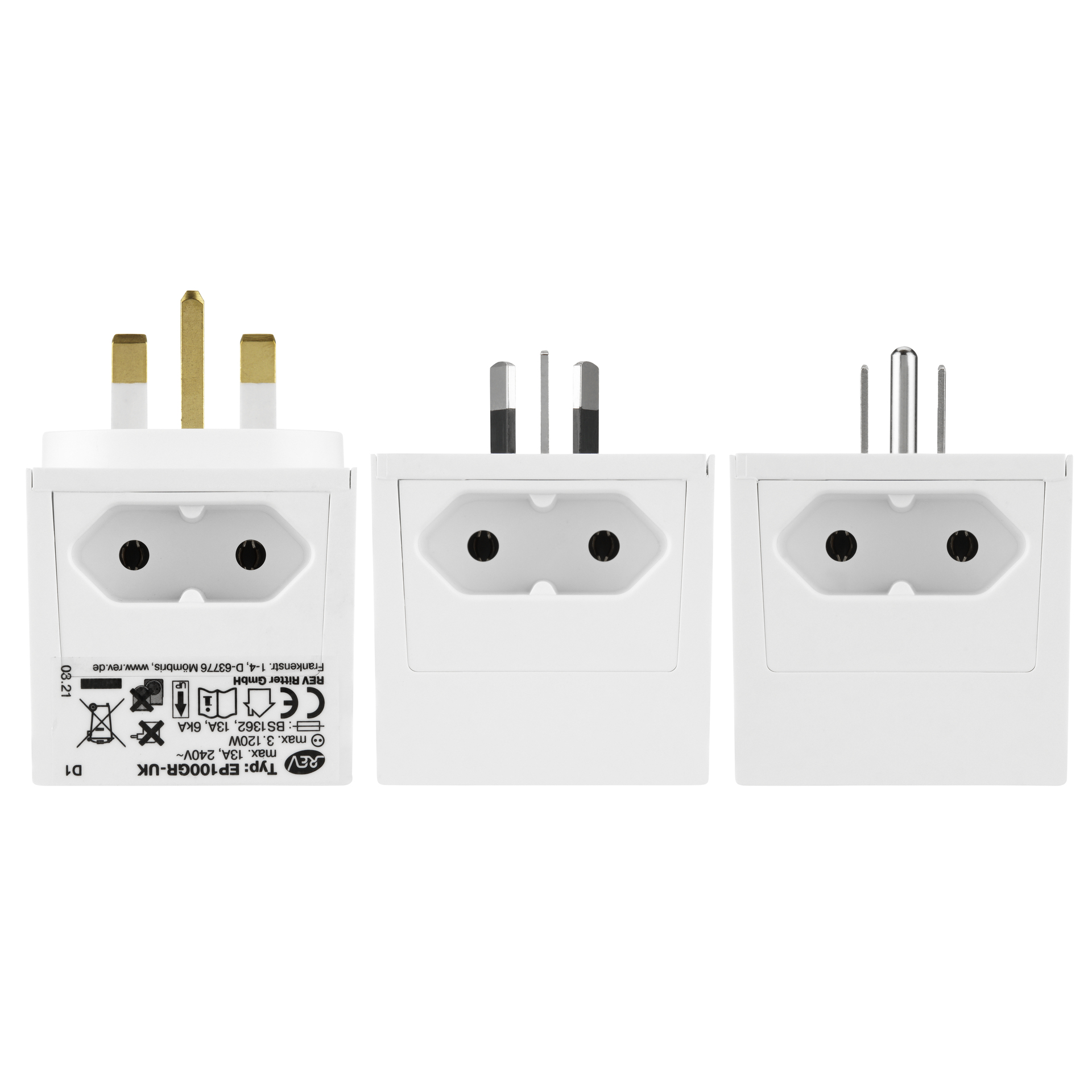 Reisestecker Traveler weiß bei leitermann.de günstig kaufen Reisestecker Traveler weiß