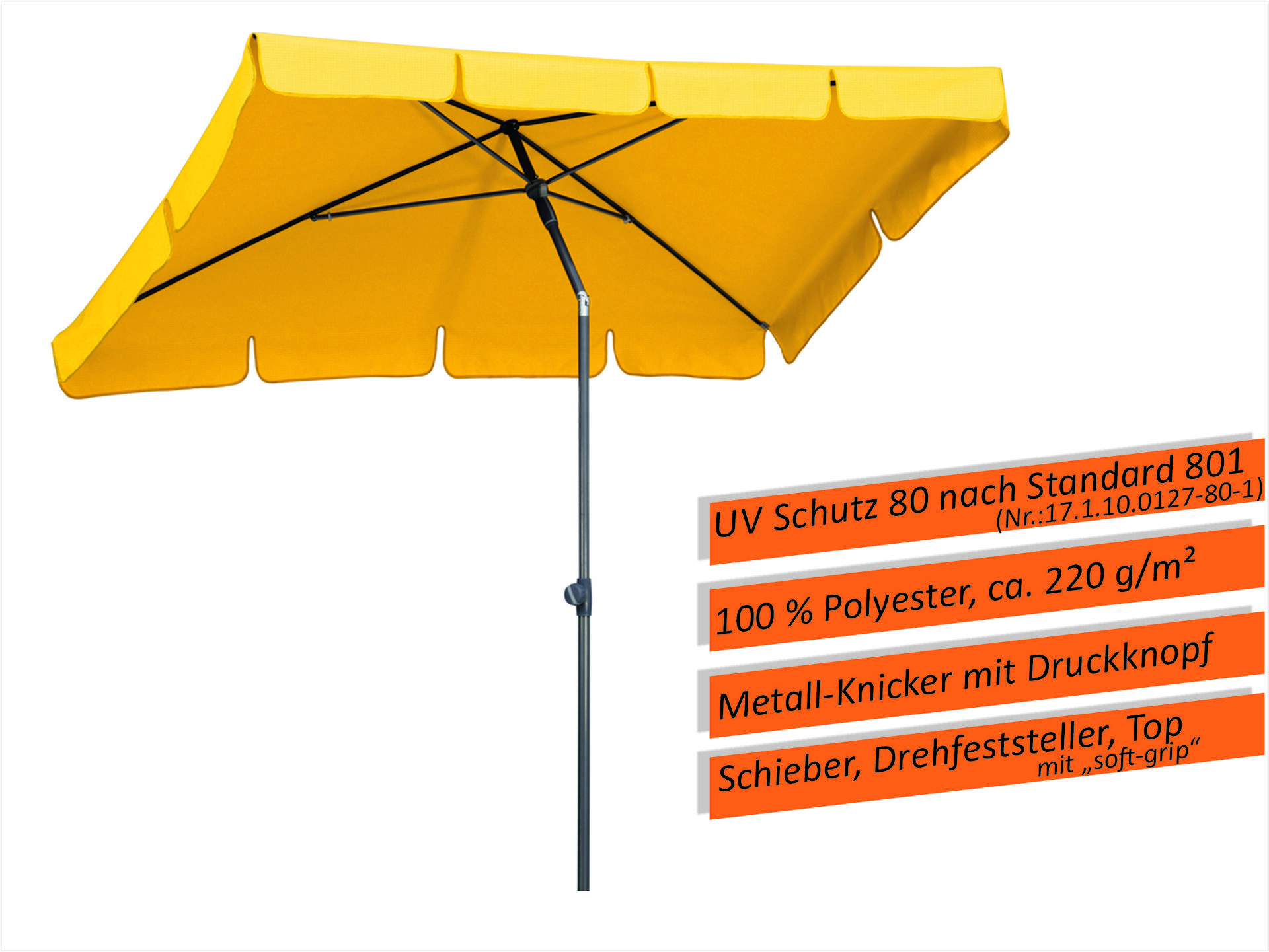 Sonnenschirm Aquila, eckig