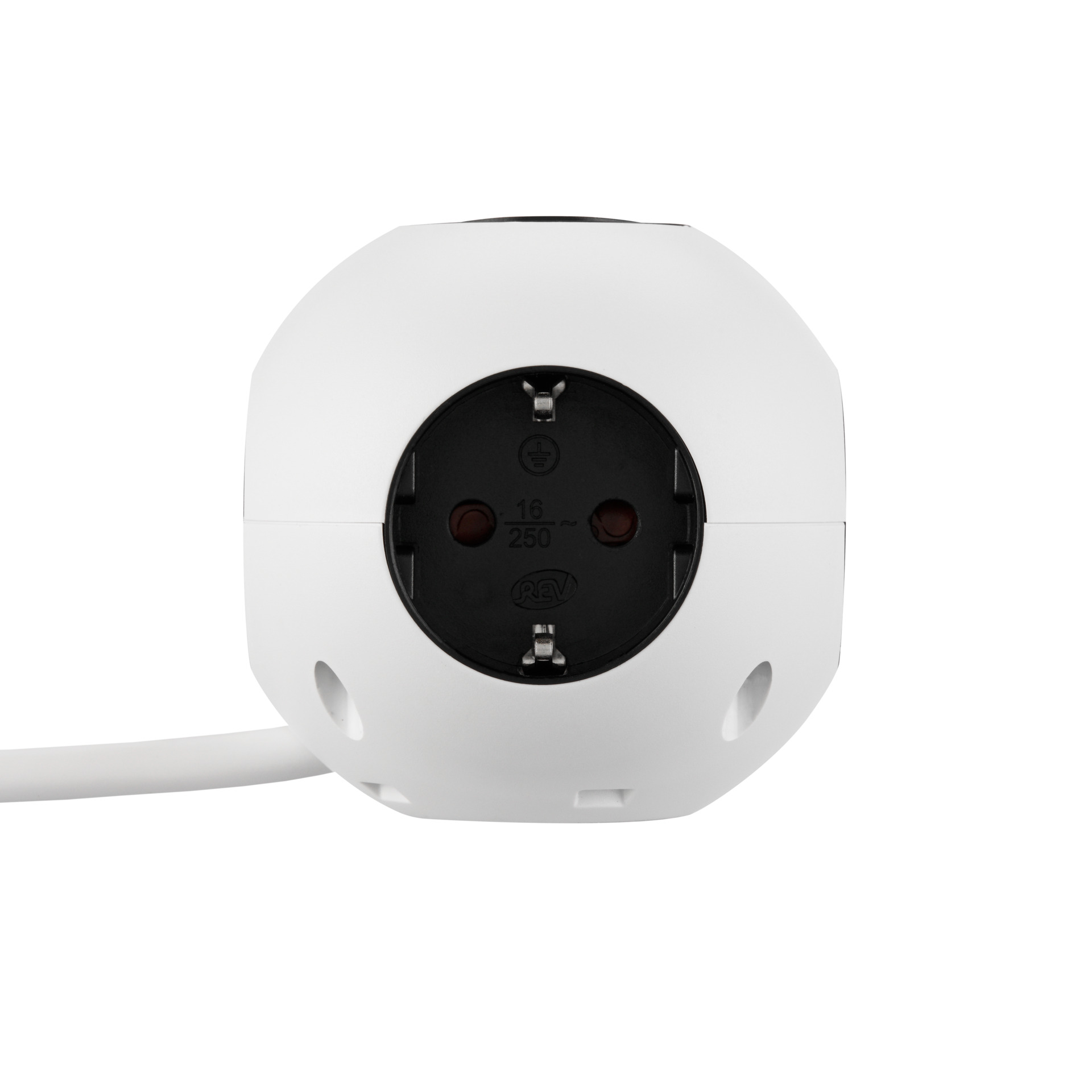 Kugelsteckdose PowerGlobe 4-fach mit Schalter