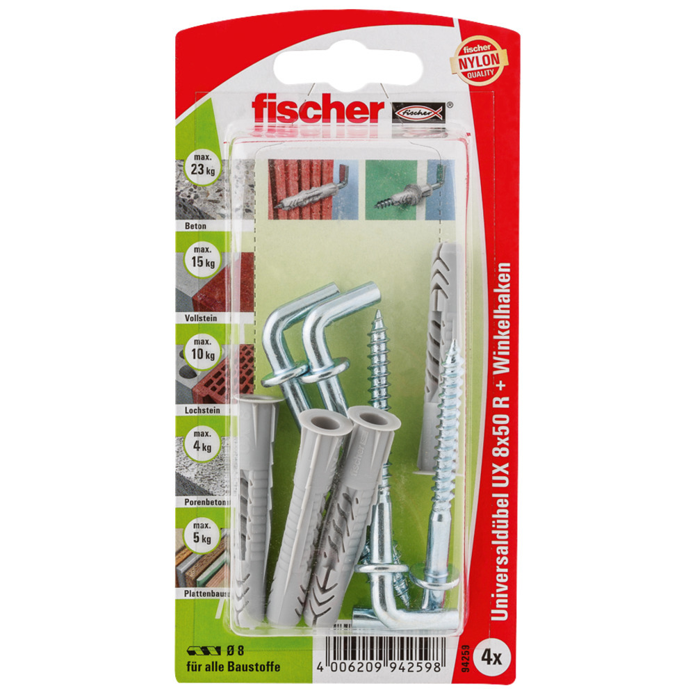 Universaldübel UX WH, 4 Stück