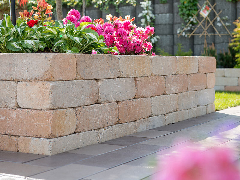 Mauerstein Antik, gekantet