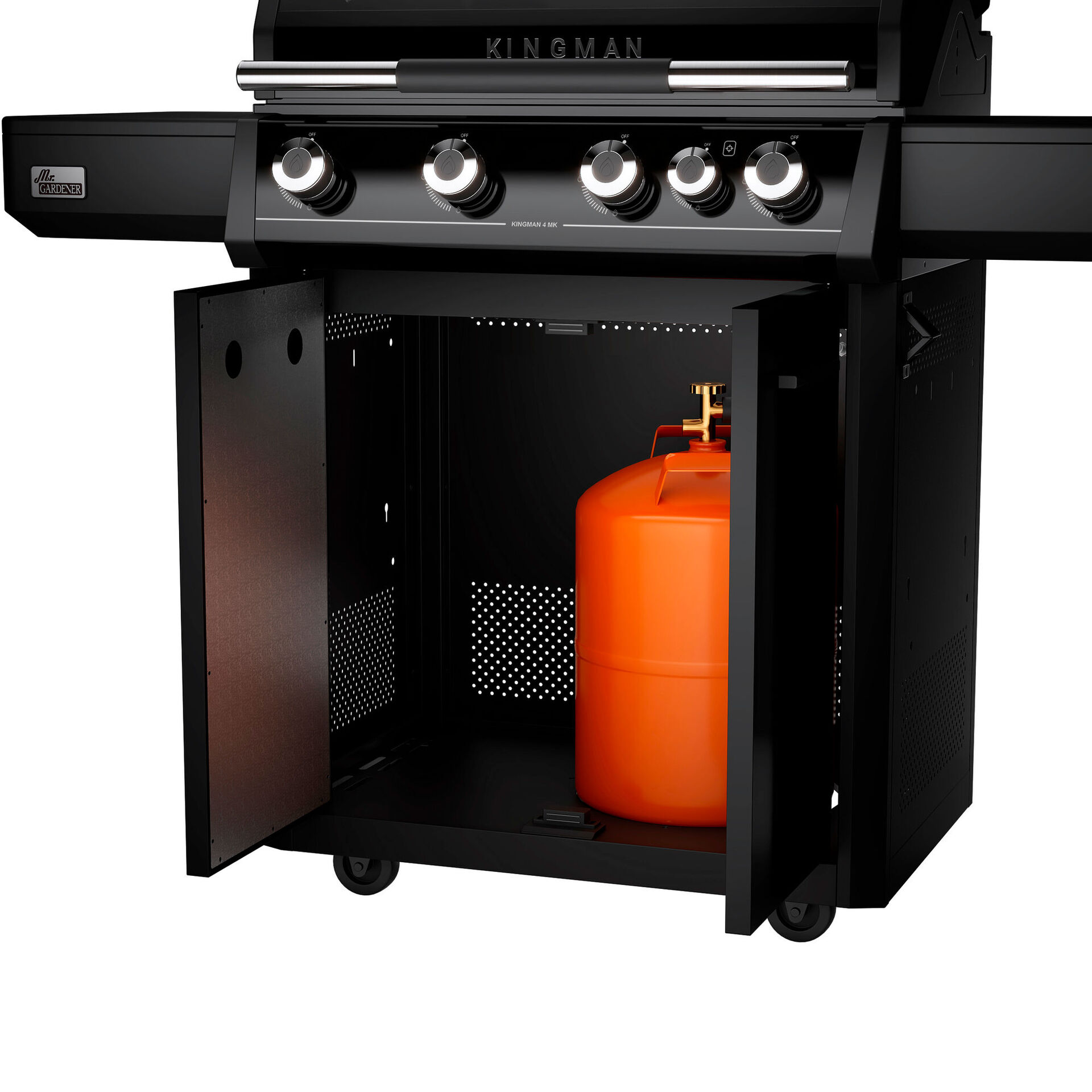 Gasgrill Kingman 4 MK, schwarz bei leitermann.de günstig kaufen Gasgrill Kingman 4 MK, schwarz