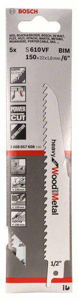 Säbelsägeblatt S 610 VF bei leitermann.de günstig kaufen Säbelsägeblatt S 610 VF