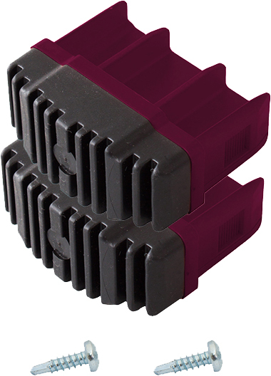 Fußstopfen violett, 2 Stück bei leitermann.de günstig kaufen Fußstopfen violett, 2 Stück