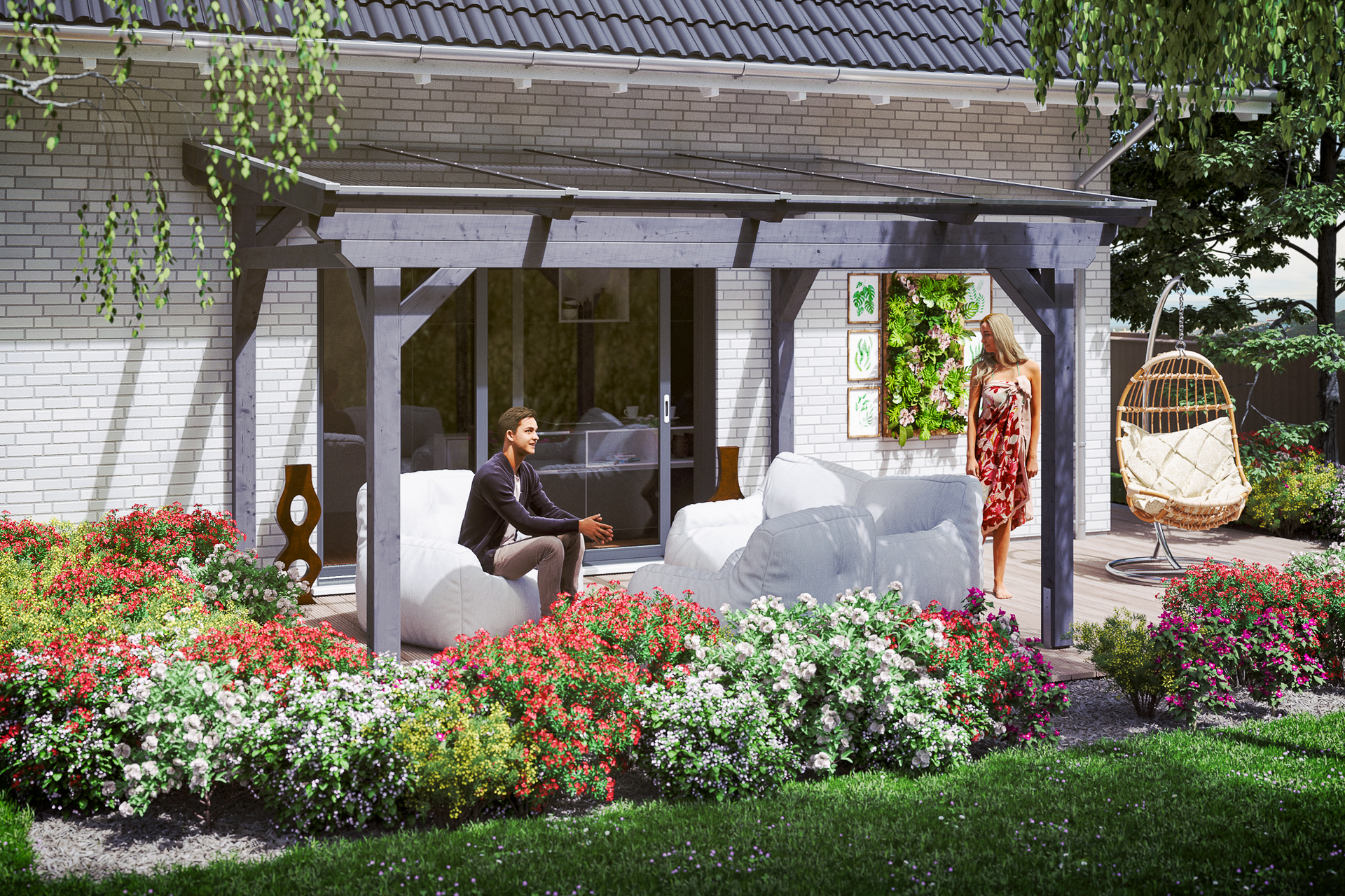 Terrassenüberdachung Sanremo bei leitermann.de günstig kaufen Terrassenüberdachung Sanremo