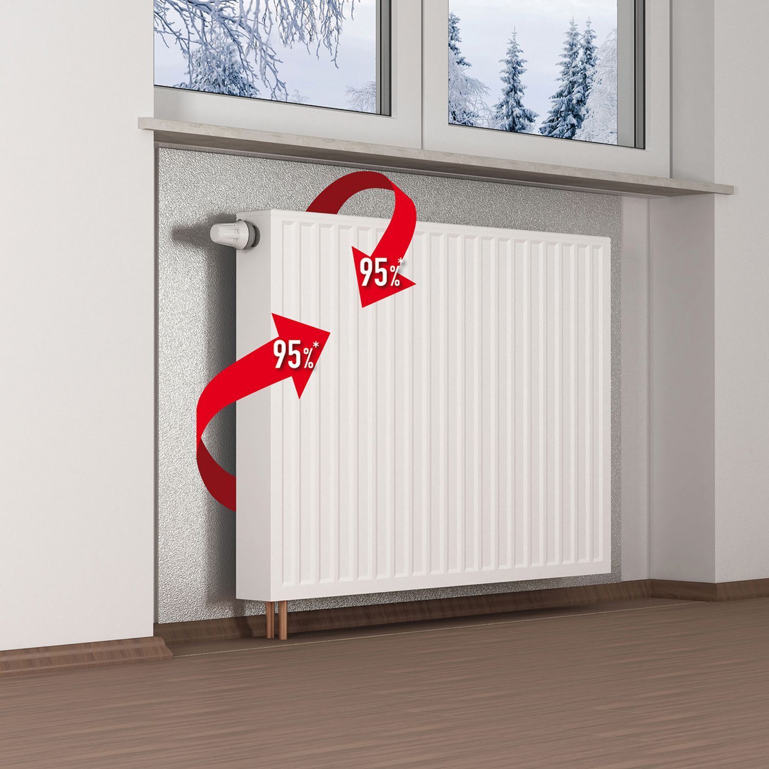 Dämmplatte EPS alukaschiert 0,5x0,5mx4mm bei leitermann.de günstig kaufen Dämmplatte EPS alukaschiert 0,5x0,5mx4mm