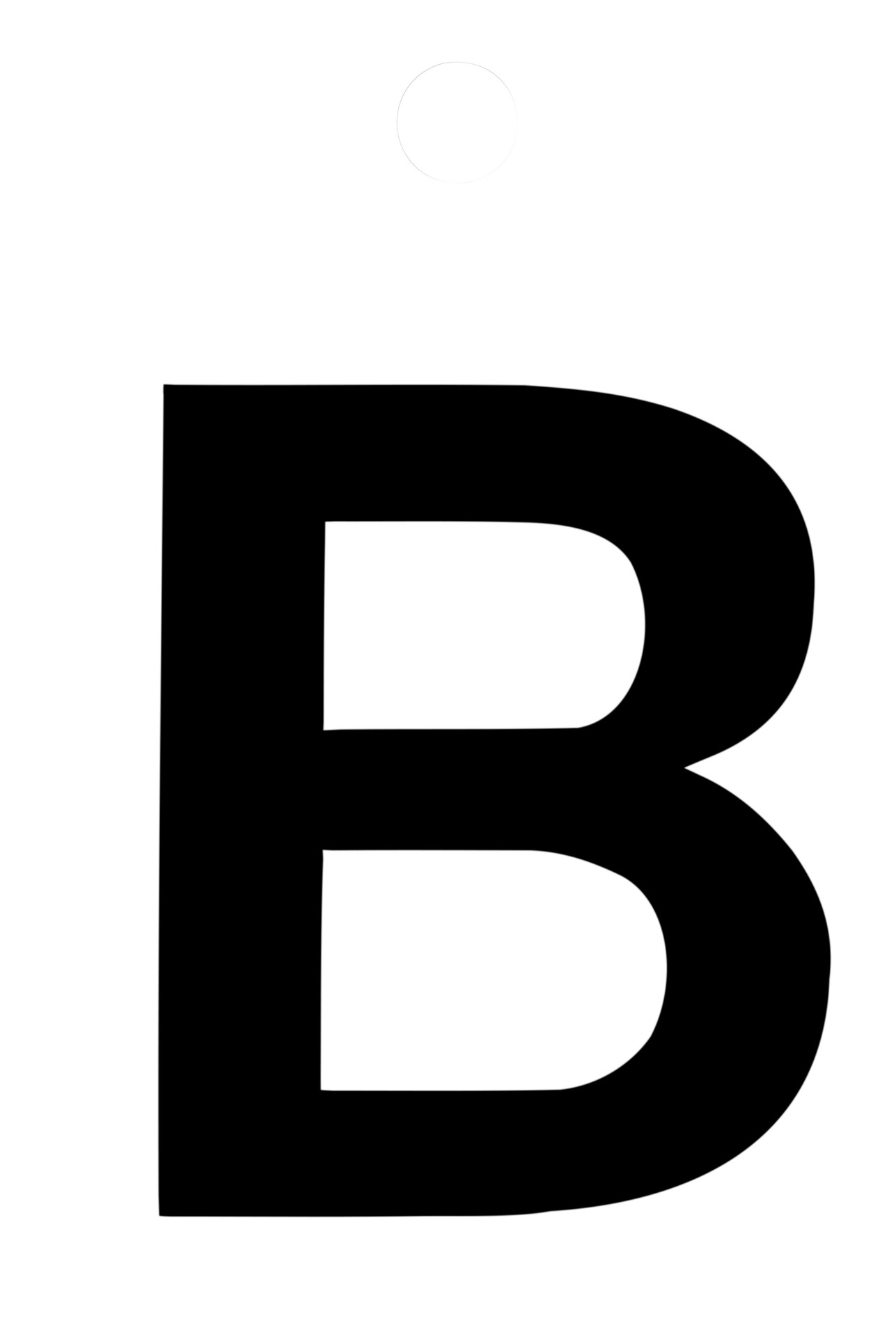 Klebefolien Lettern/Großbuchstaben schwarz