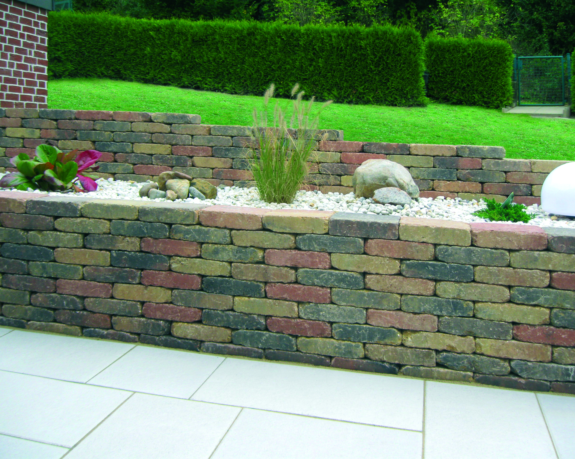 Mauerstein Antik, gekantet