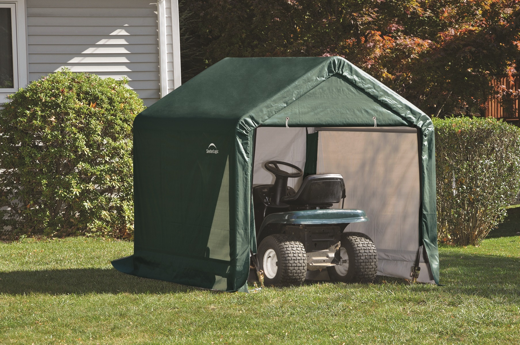 Foliengerätehaus grün 180x180 cm bei leitermann.de günstig kaufen Foliengerätehaus grün 180x180 cm