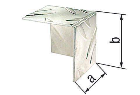 Eckschutz Riffel-Prägung