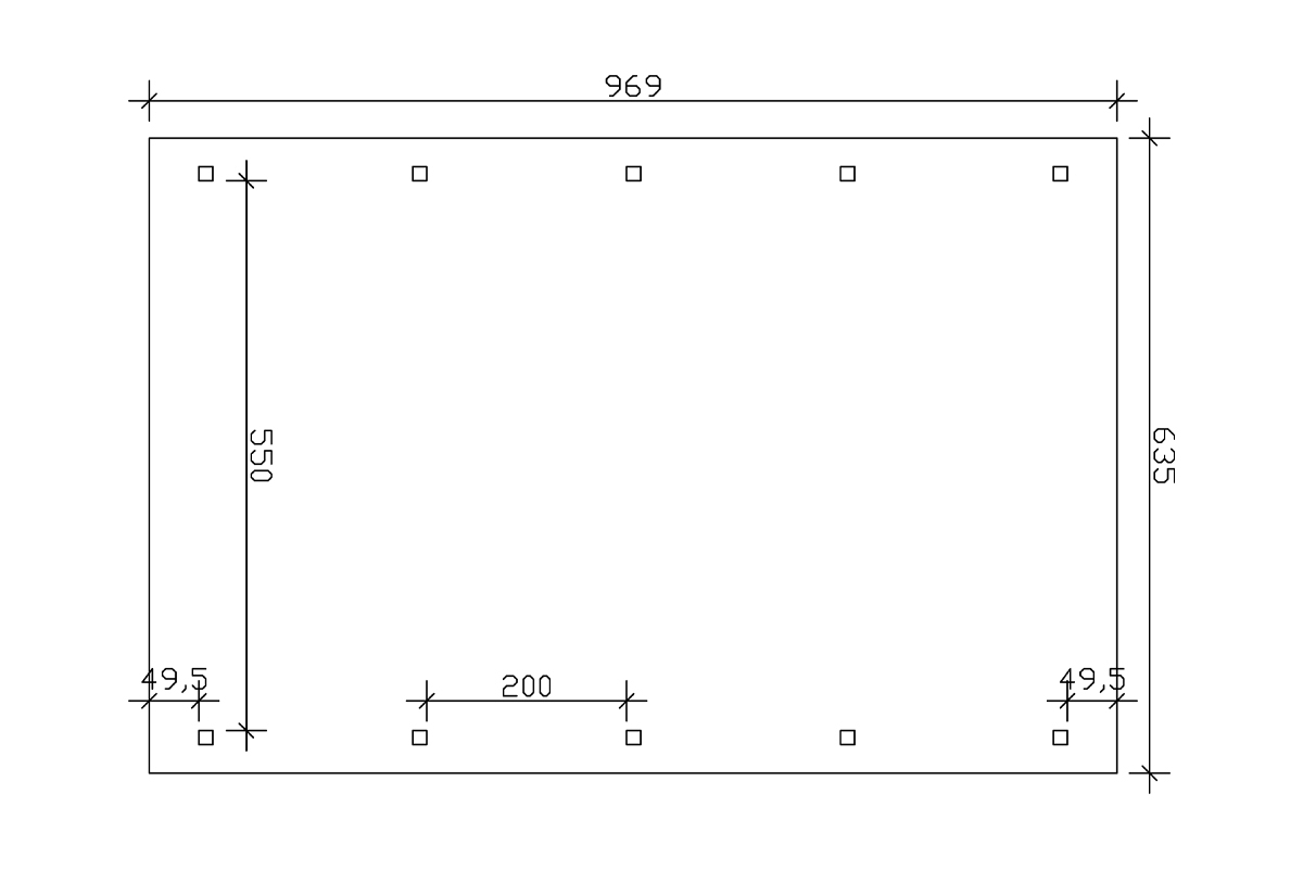 Carport Franken Leimholz