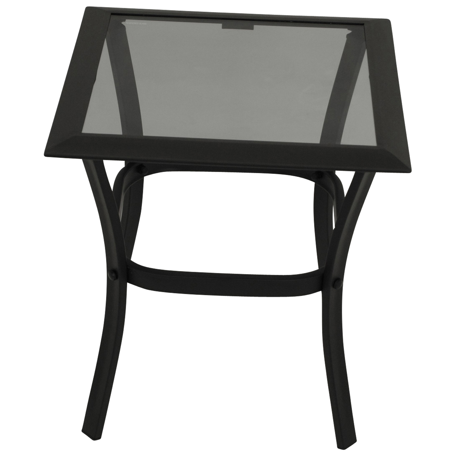 Beistelltisch Aluminium/Glas bei leitermann.de günstig kaufen Beistelltisch Aluminium/Glas