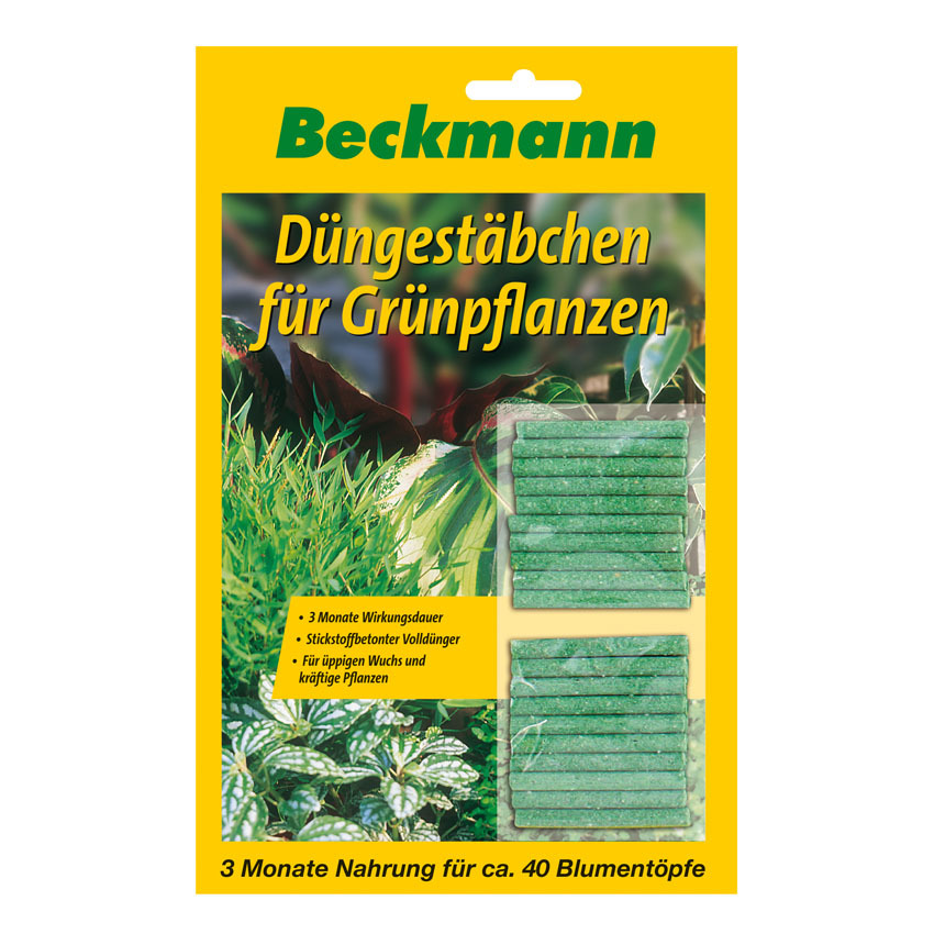 Beckmann & Brehm Düngestäbchen für Grünpflanzen 40er