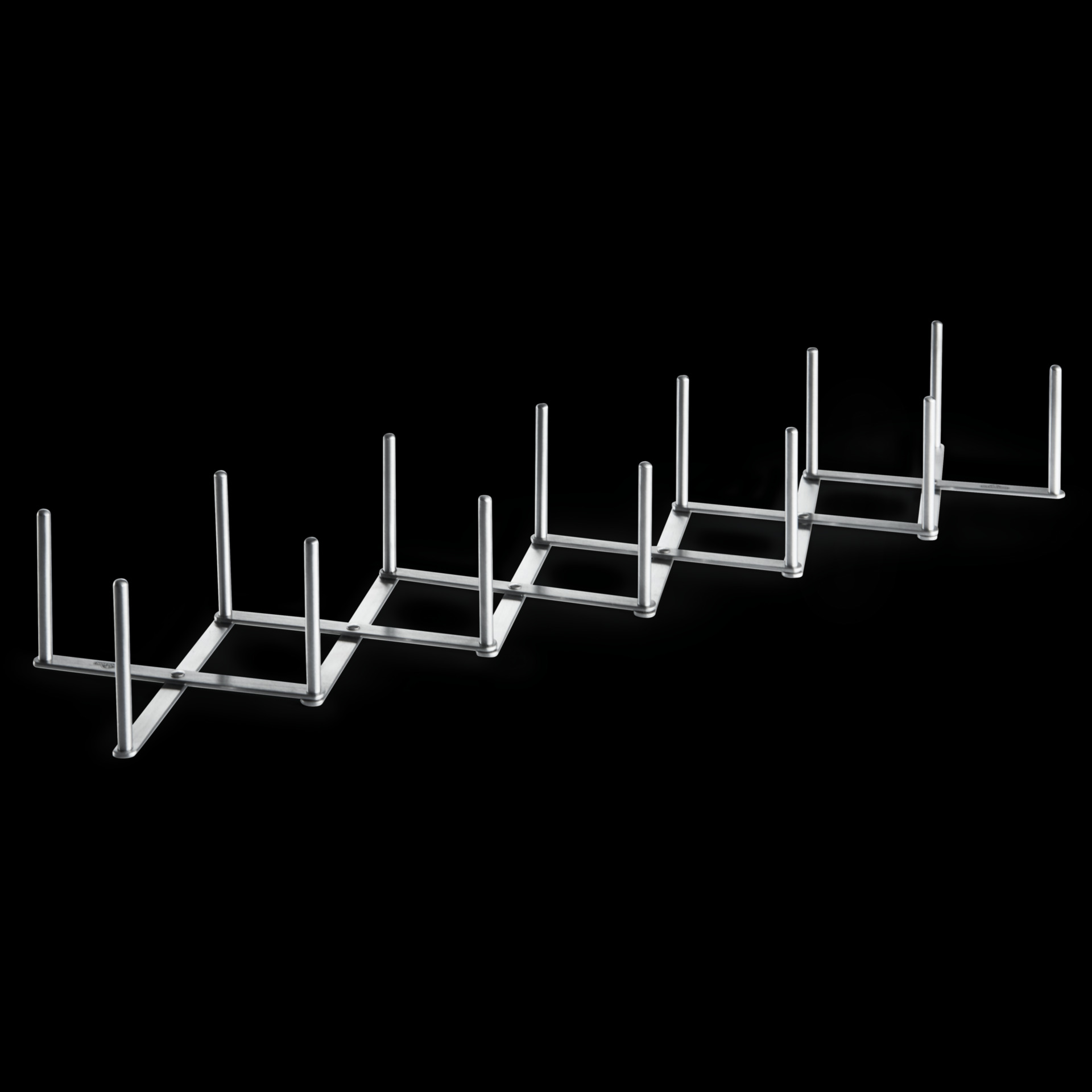 Edelstahl Sparerib-Halter, verstellbar