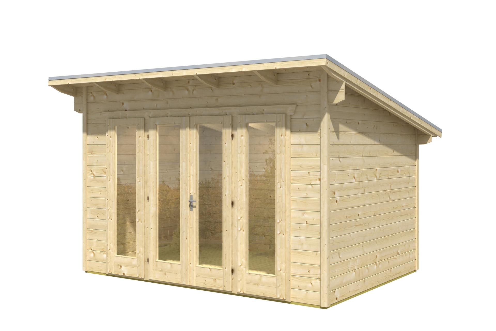 Gartenhaus Ostende 1, 28mm 350 x 250cm