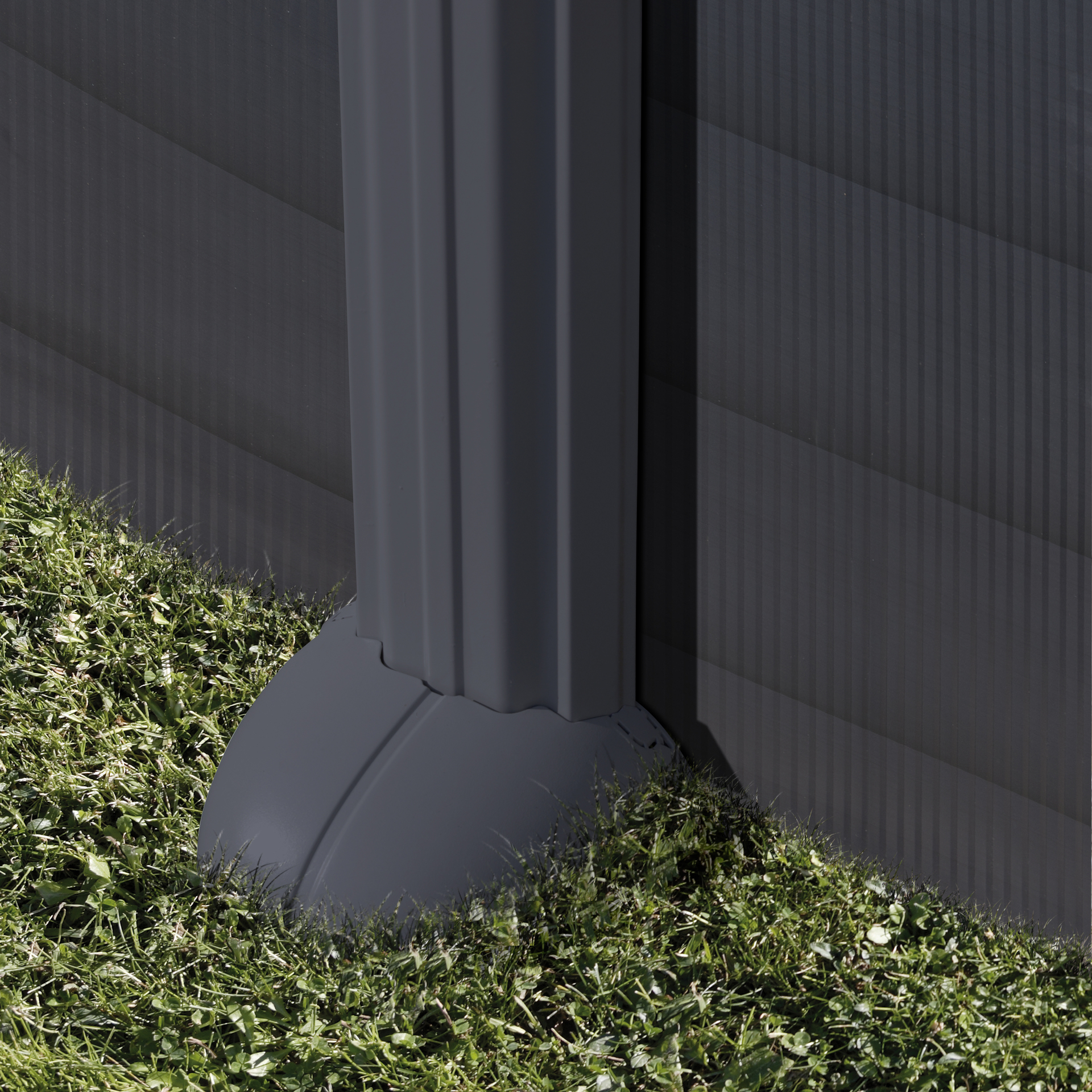 Stahlwandpool GRANADA, graphite