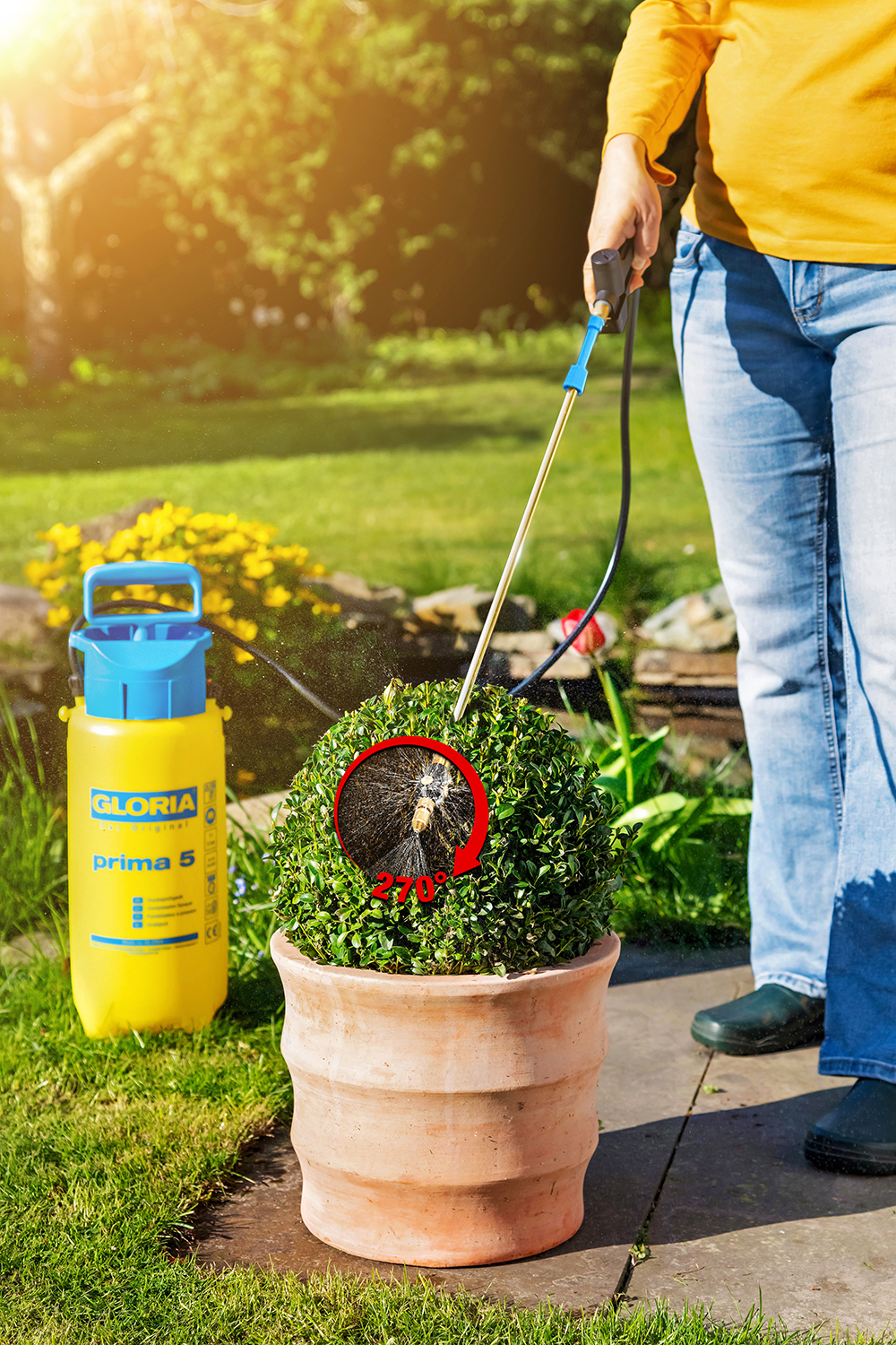 270 Grad Pflanzenschutz Set, Sprühlanze für Pflanzeninneres