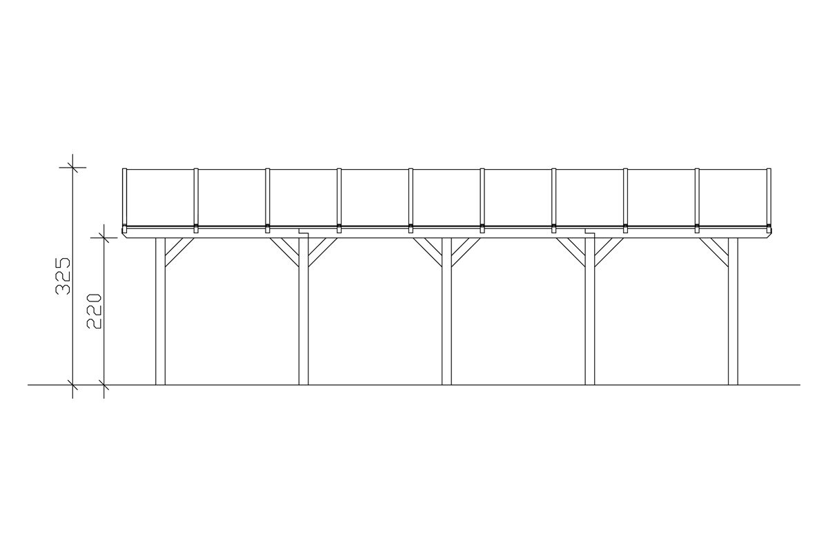 Carport Franken Leimholz bei leitermann.de günstig kaufen Carport Franken Leimholz