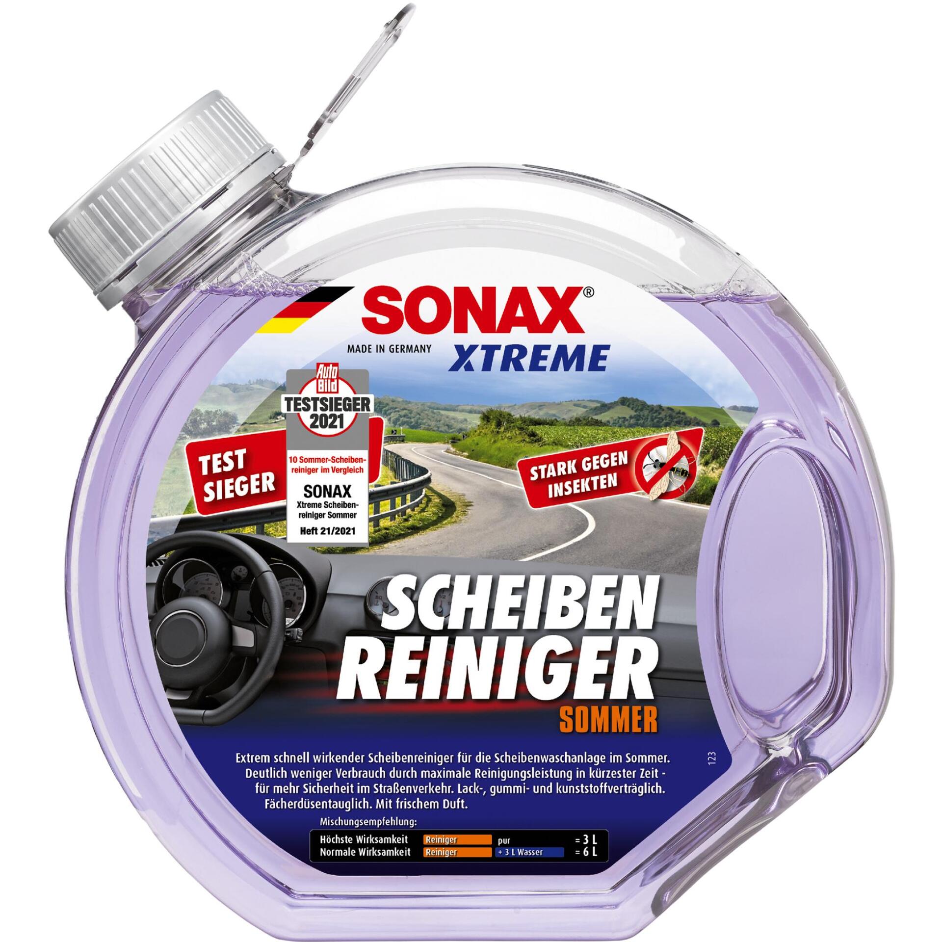 SONAX Scheiben-Reiniger Sommer Xtr 3l
