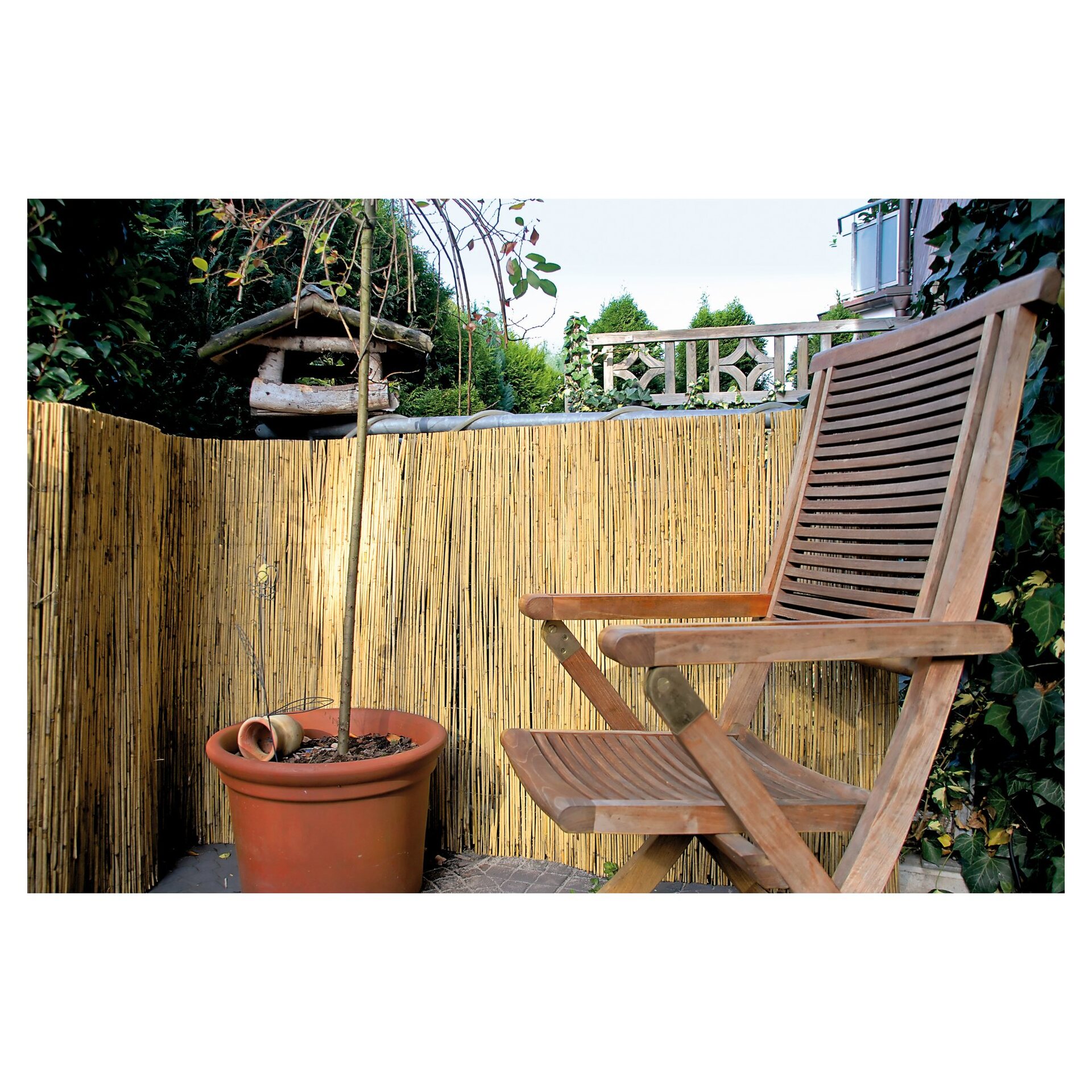 SYLT Schilfrohrmatte mit verzinktem Draht