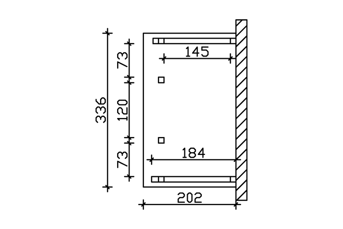 Vordach Paderborn 7 Pultdach