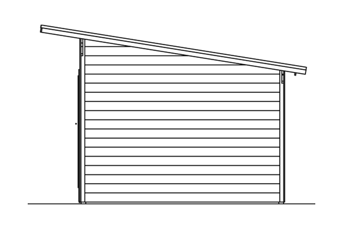 Gartenhaus Ostende 2, 28mm 400 x 300cm