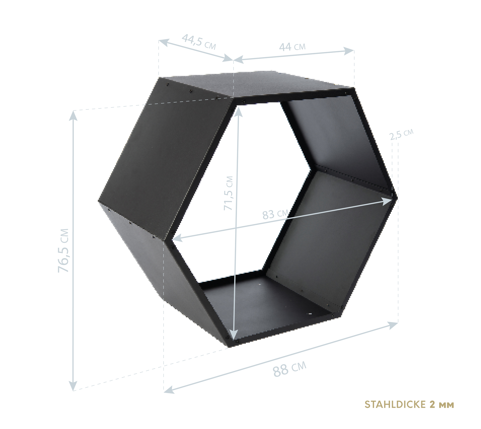 Kaminholzregal Biene