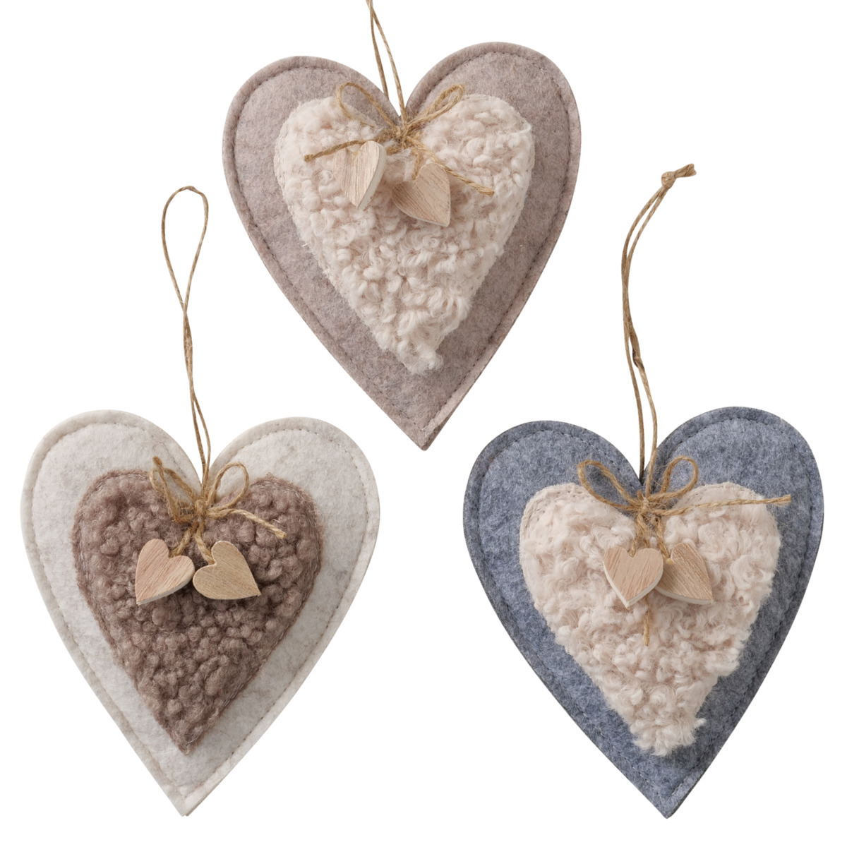 Dekoanhänger Felty, 3-fach sortiert bei leitermann.de günstig kaufen Dekoanhänger Felty, 3-fach sortiert