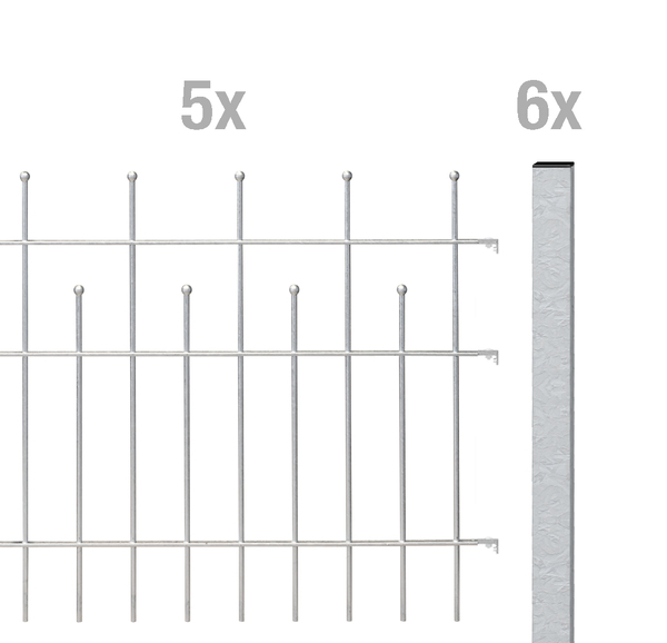 Grundset Zierzaun Madrid bei leitermann.de günstig kaufen Grundset Zierzaun Madrid