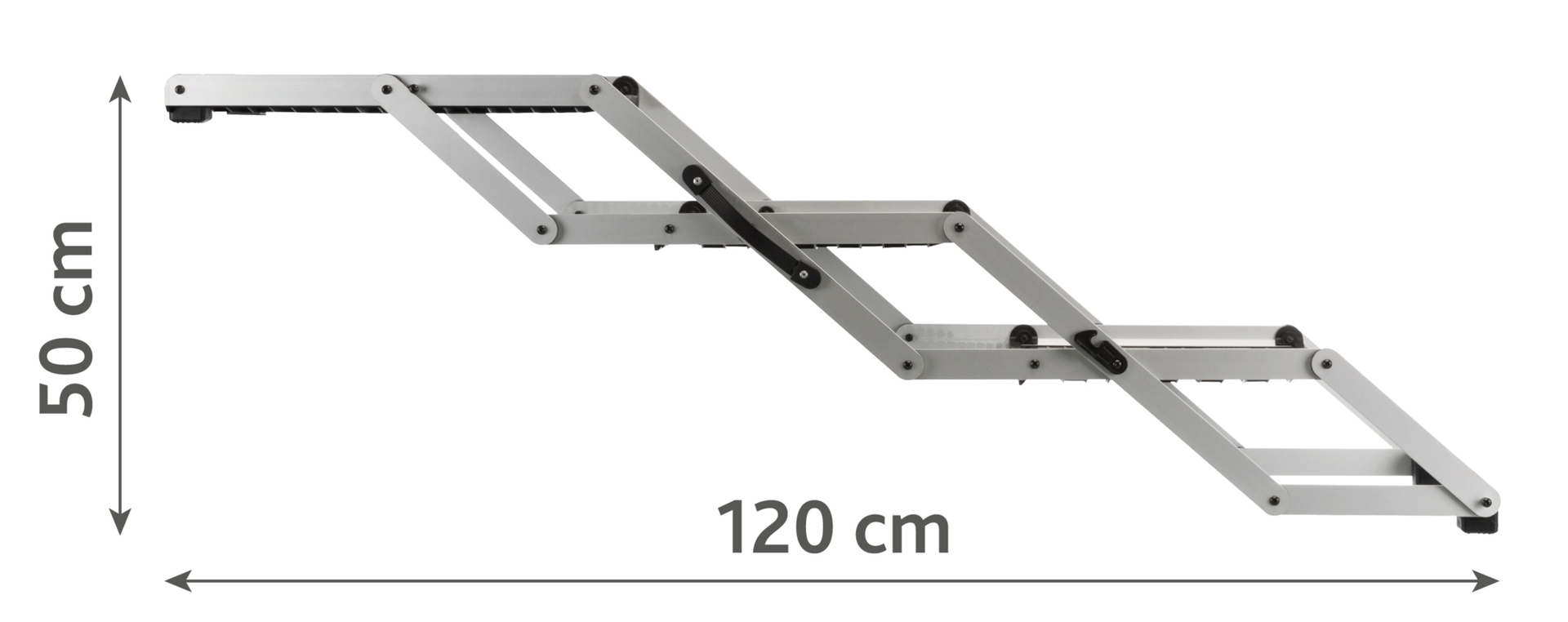 Falt-Treppe, Aluminium/TPR bei leitermann.de günstig kaufen Falt-Treppe, Aluminium/TPR