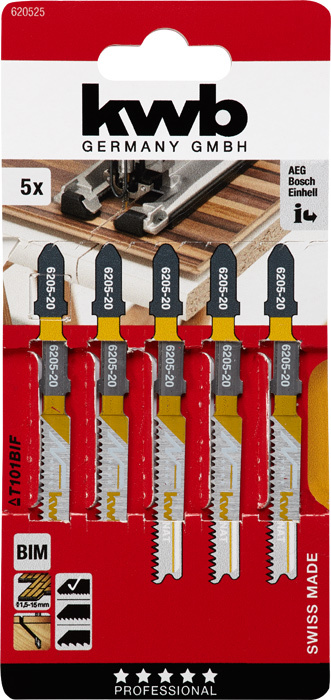 5JIGGER Stichsägeblätter Laminat S20