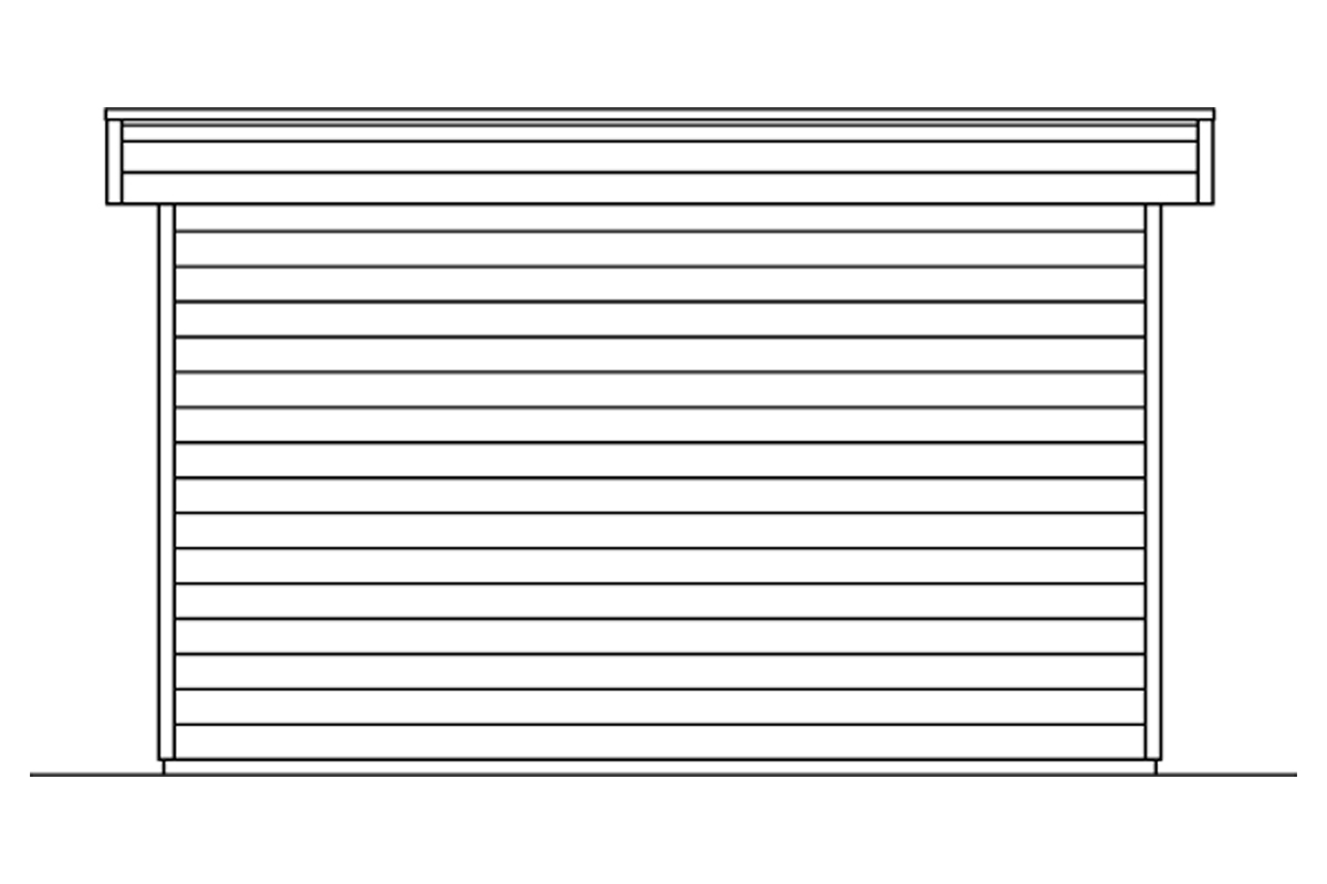 Gartenhaus Breda 1, 28mm 380 x 300cm