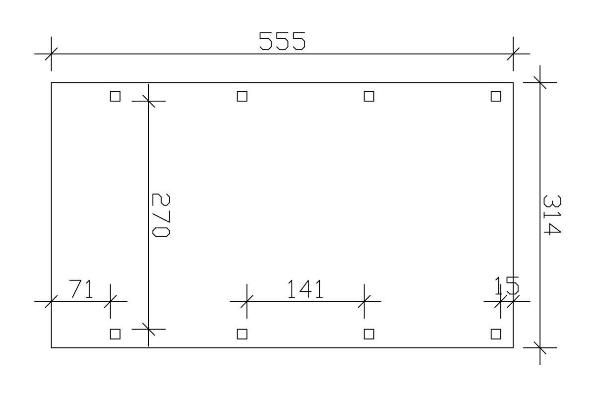 Carport Friesland bei leitermann.de günstig kaufen Carport Friesland