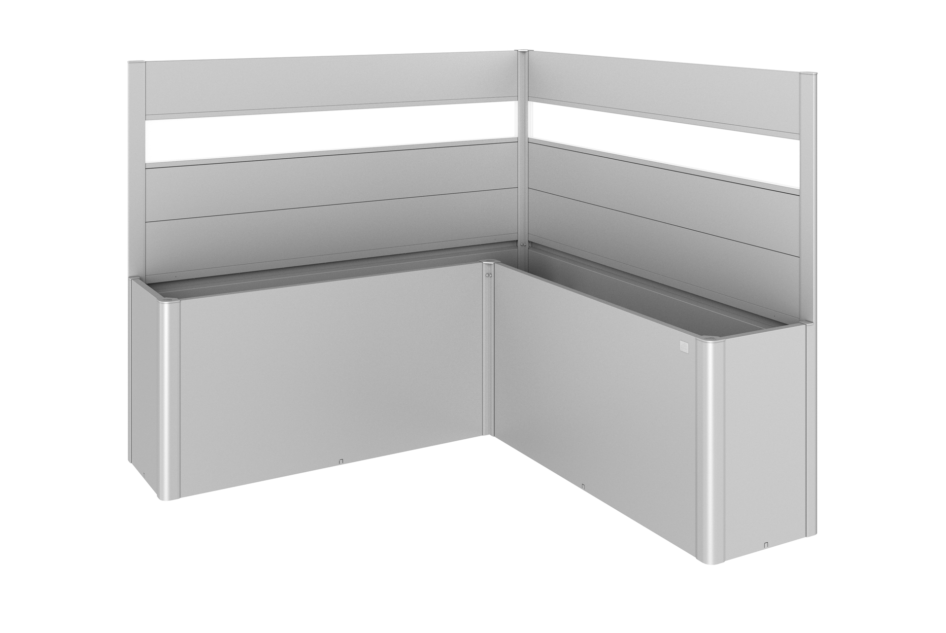 Sichtschutz zu Pflanzbeet Belvedere L-Form mit Acrylglas bei leitermann.de günstig kaufen Sichtschutz zu Pflanzbeet Belvedere L-Form mit Acrylglas