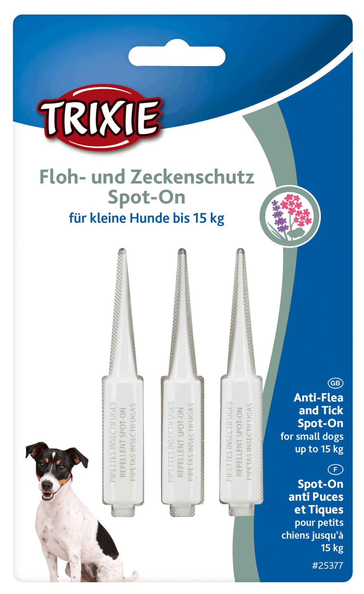 Floh- und Zeckenschutz Spot-On, kleine Hunde, 3 × 1,5 ml