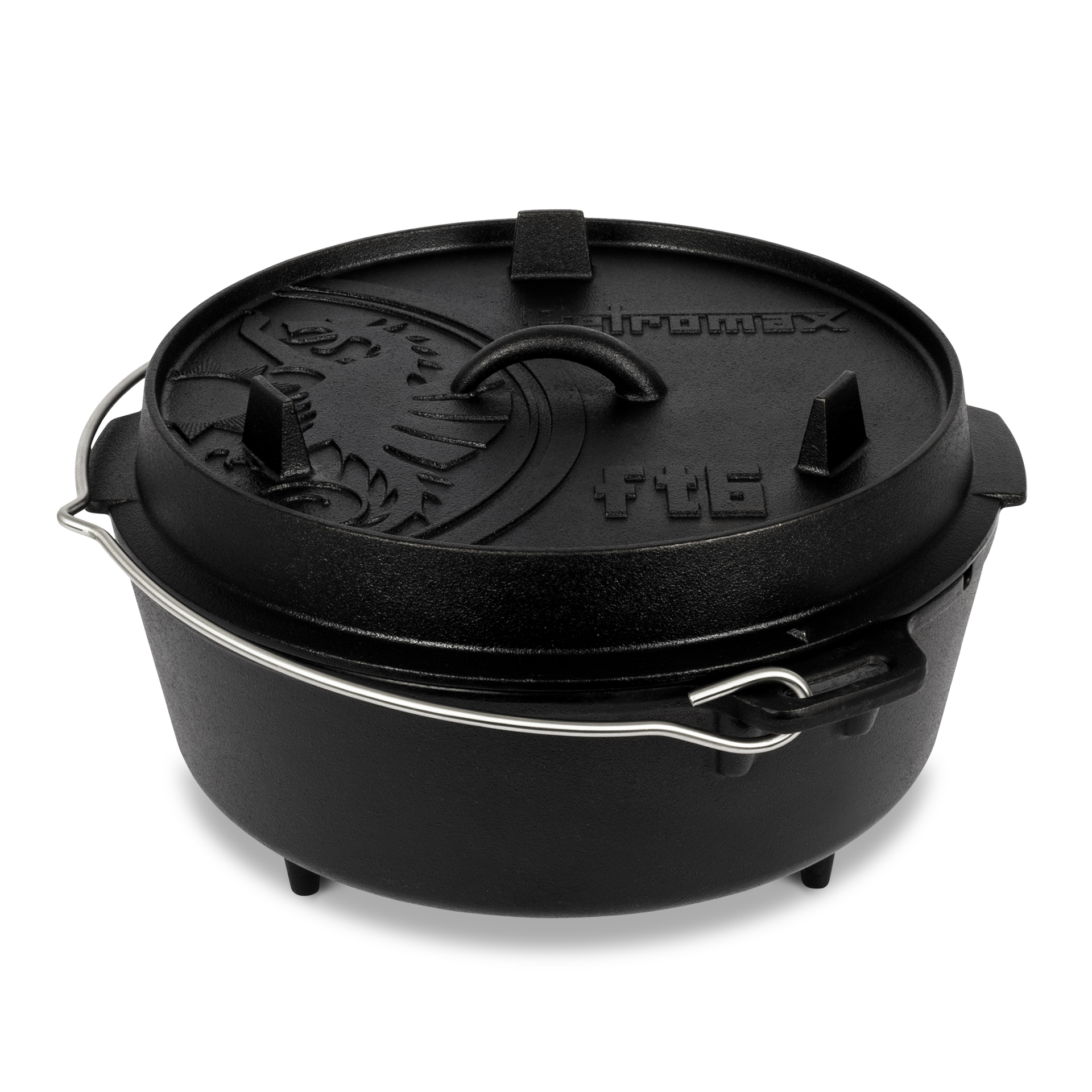 Feuertopf Dutch Oven mit Füßen ft6