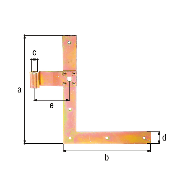 Fensterladen-Winkelband gerade