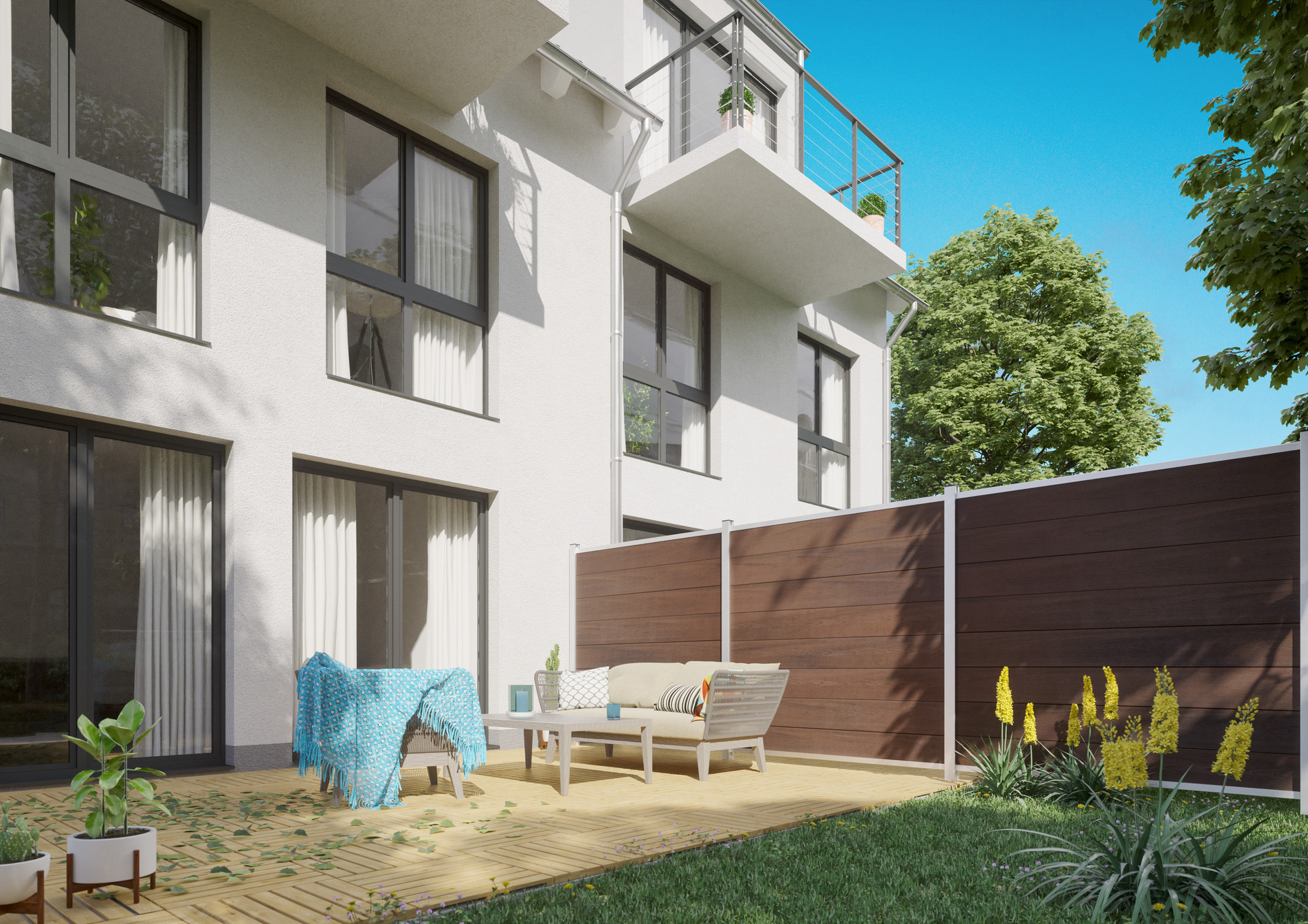 ÖLAND-Serie Zaunset ipé