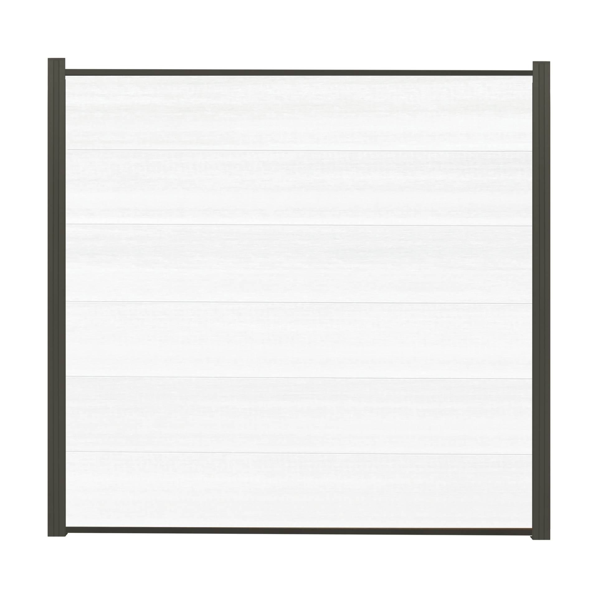 ELZE-Serie WPC-Steckzaunsystem Zaunlamelle BREIT