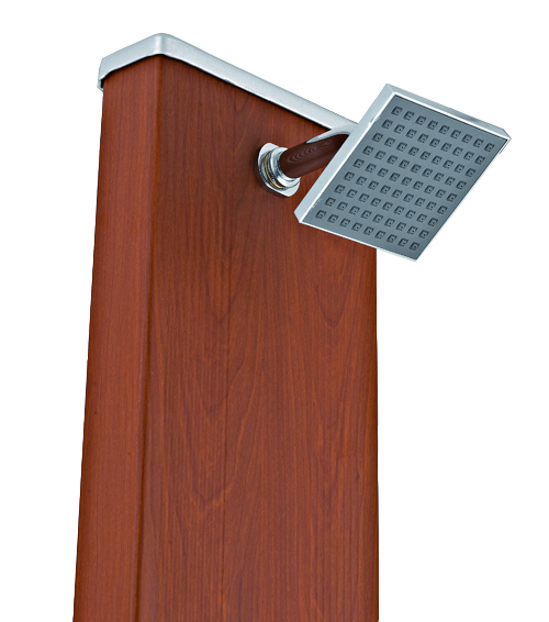 Solardusche, 32l, Holzdekor