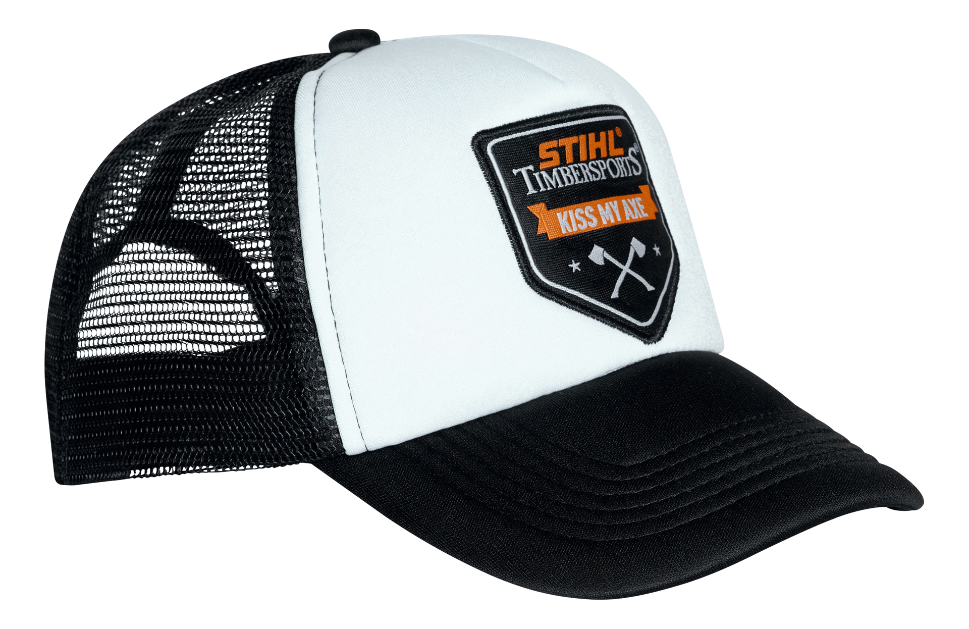 Trucker Cap „Kiss my Axe“ bei leitermann.de günstig kaufen Trucker Cap „Kiss my Axe“