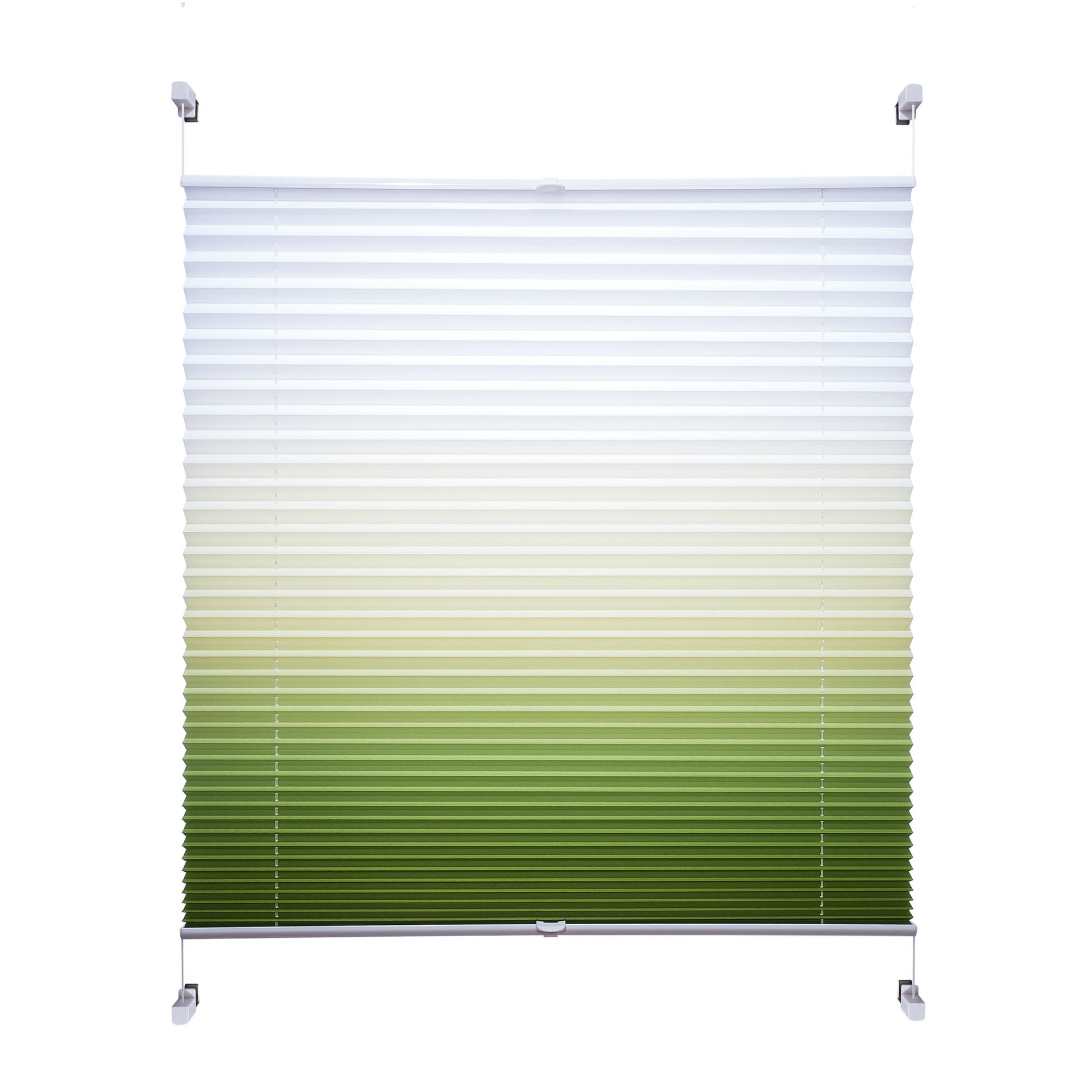 Klemmfix-Plissee Farbverlauf, verspannt