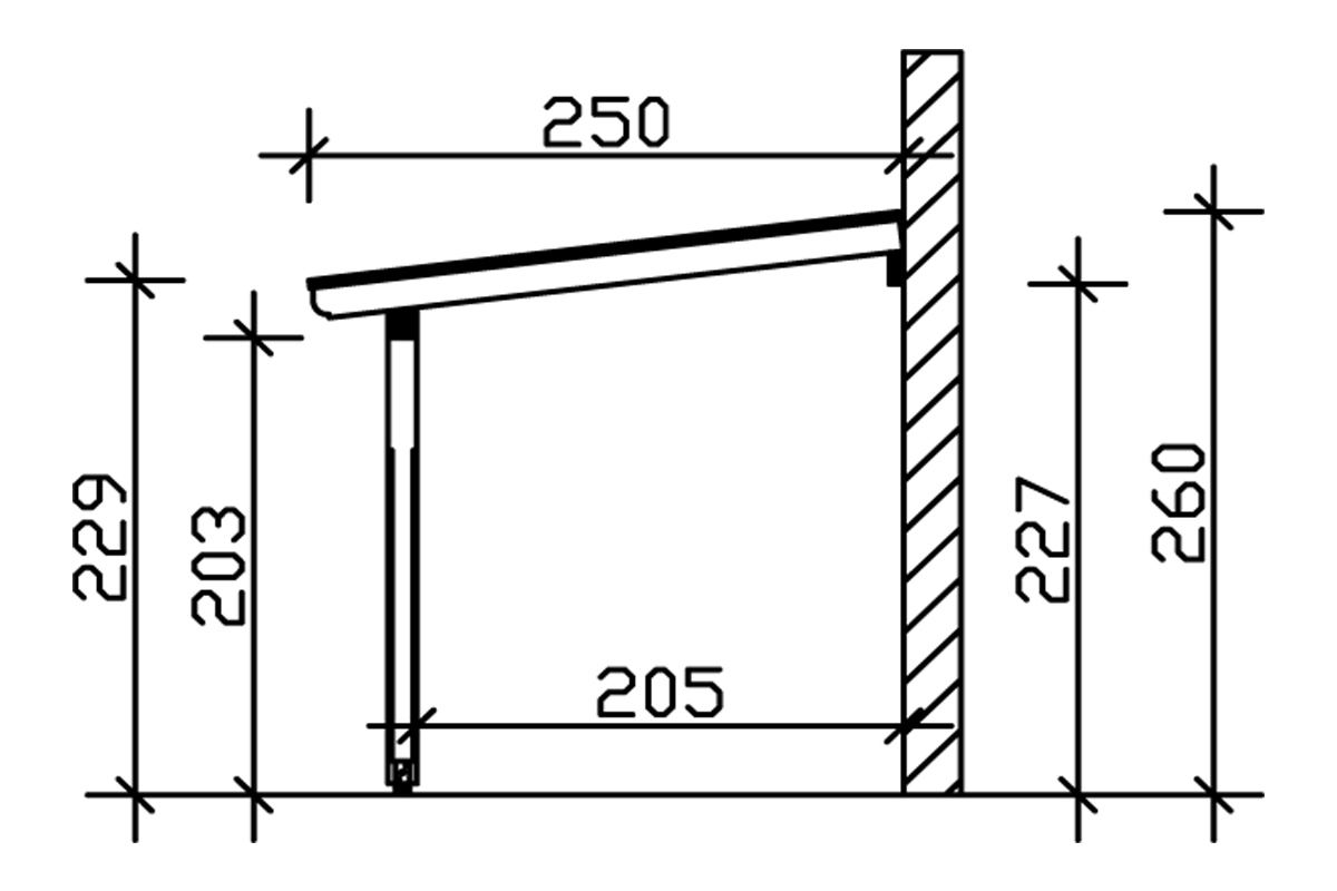 Terrassenüberdachung Rimini