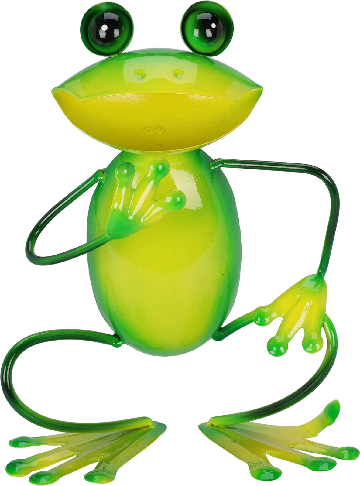 Metall-Gartentier Frosch