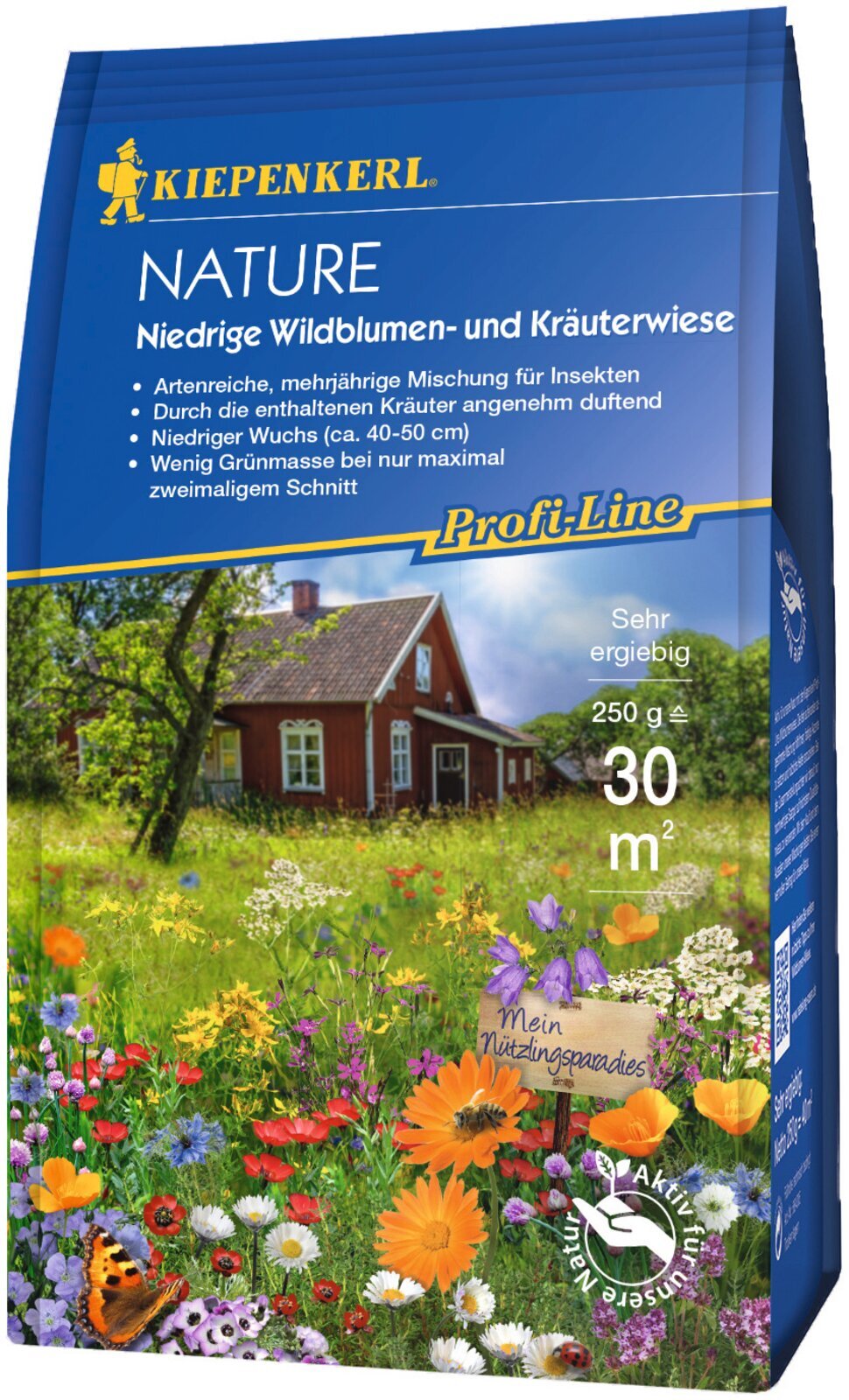 Nature Niedrige Wildblumen- und Kräuterwiese 0,25kg