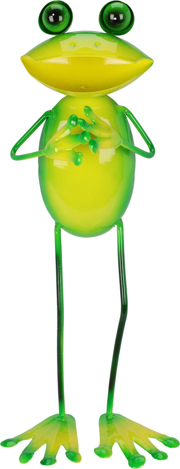 Metall-Gartentier Frosch