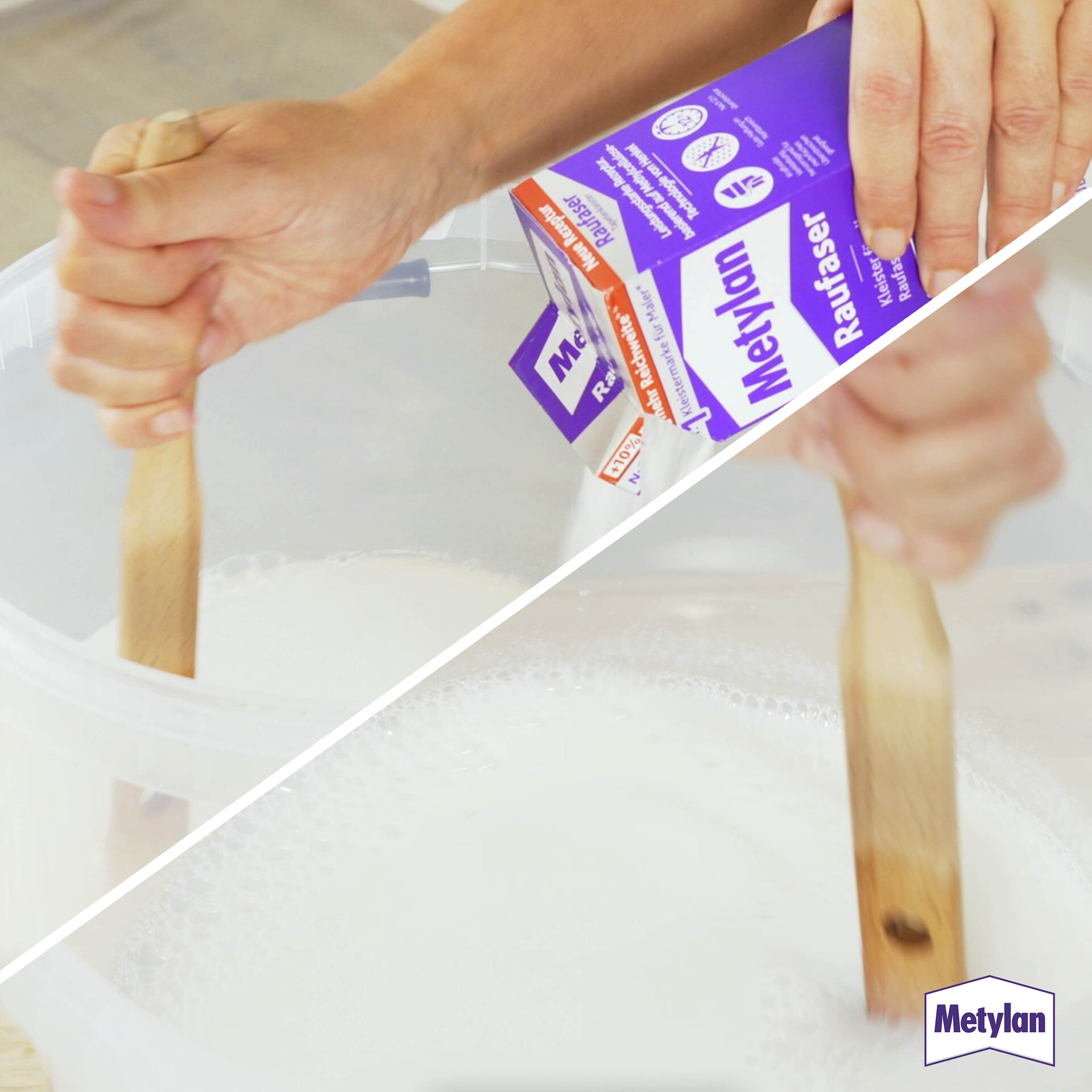 Tapetenkleister Raufaser, trocknet transparent bei leitermann.de günstig kaufen Tapetenkleister Raufaser, trocknet transparent